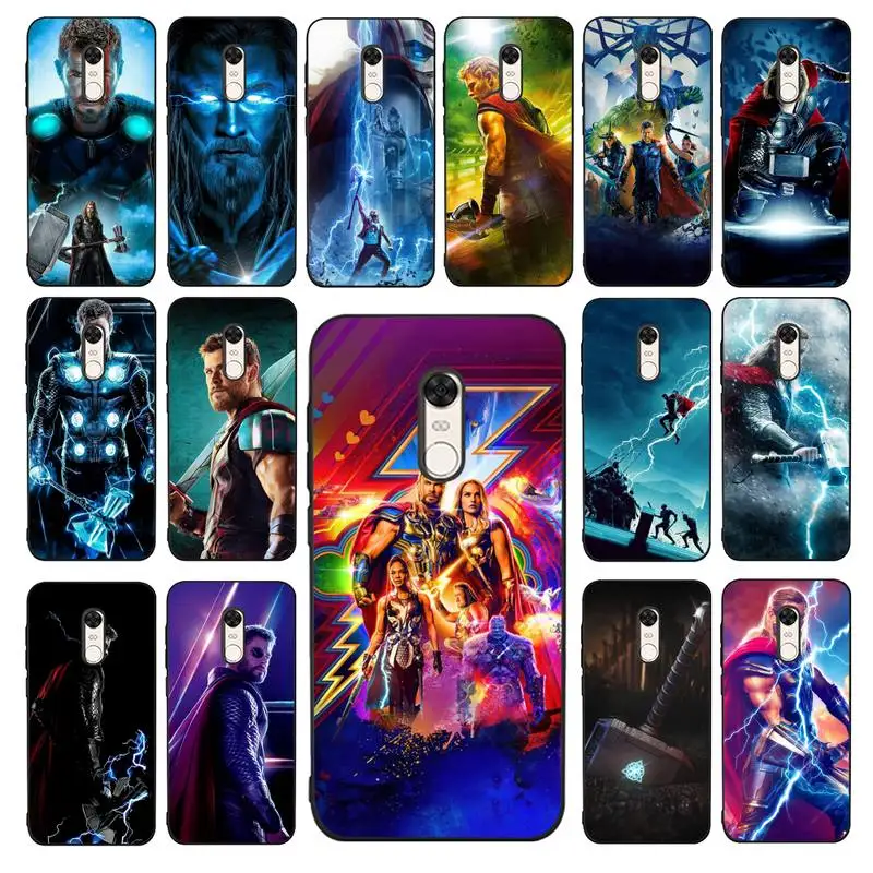 

Disney Thor Phone Case for Redmi 5 6 7 8 9 A 5plus K20 4X S2 GO 6 K30 pro