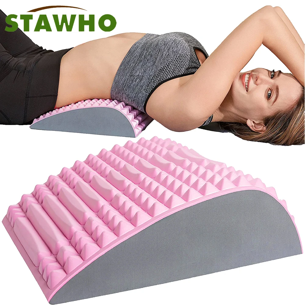 

Подушка для растяжки спины, для облегчения боли в спине, поддержки поясницы, грыжа, облегчения боли в Sciatica, коррекции осанки, боли в шее