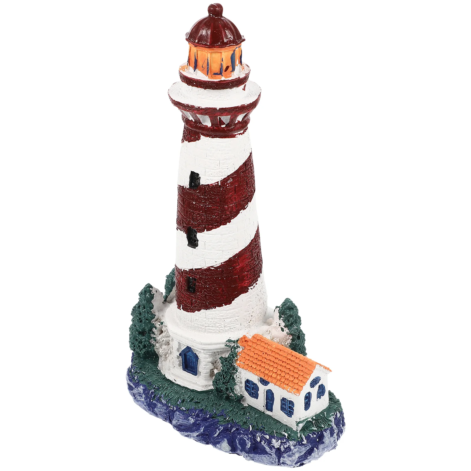 

Lighthouse Decor Ornament Decoration Beacon Nautical Garden Model Desktop Home Gift Decorations Landscaping Tank Decorative