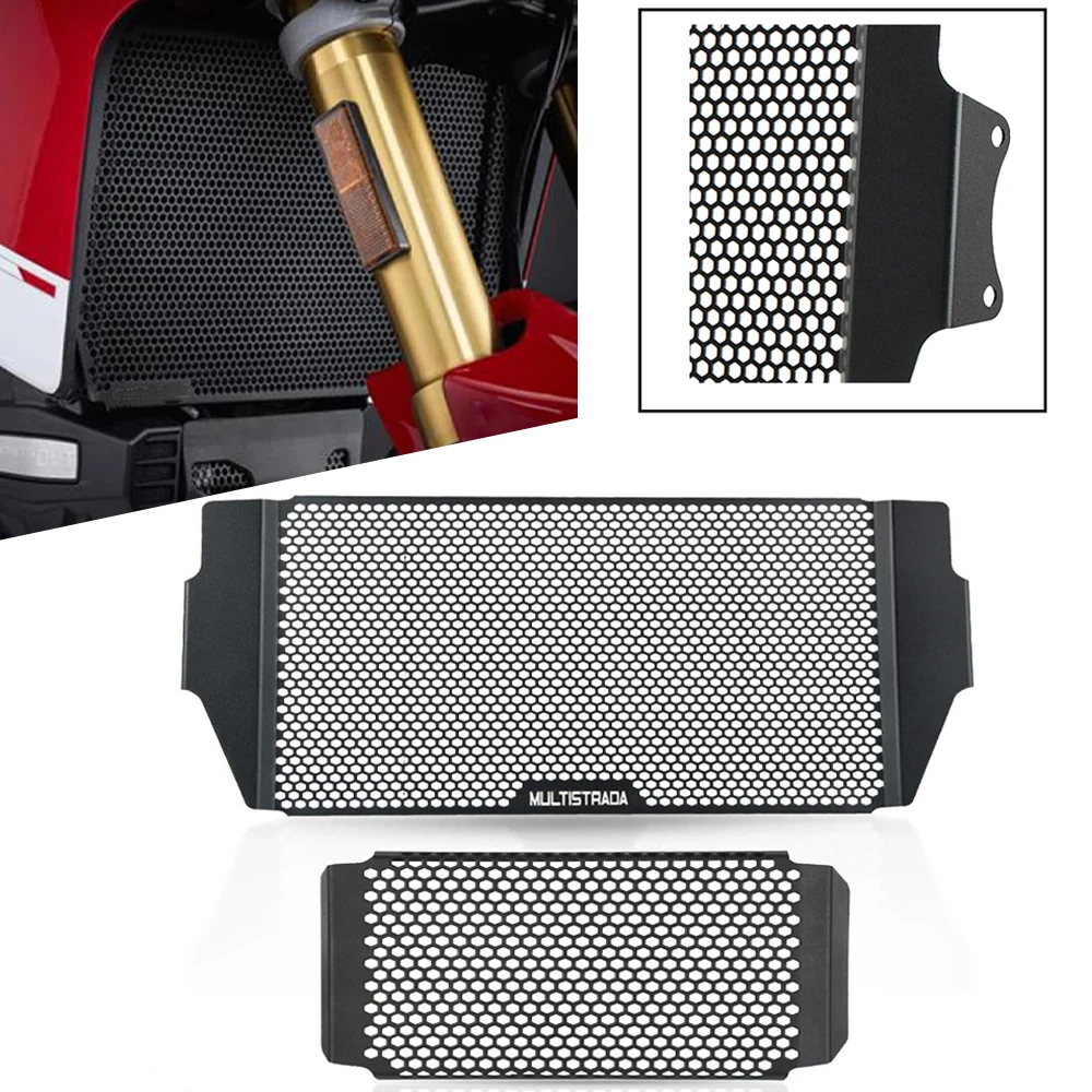 

Motorcycle Radiator Grille Guard Cover For Ducati Multistrada 1200 S Granturismo/Pikes Peak/Touring1200 2010 2011 2012 2013 2014