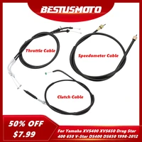 motorcycle speedometeclutchthrottle cable for yamaha v star dragstar ds400 ds650 xvs400 xvs650 customclassic 1998 2012