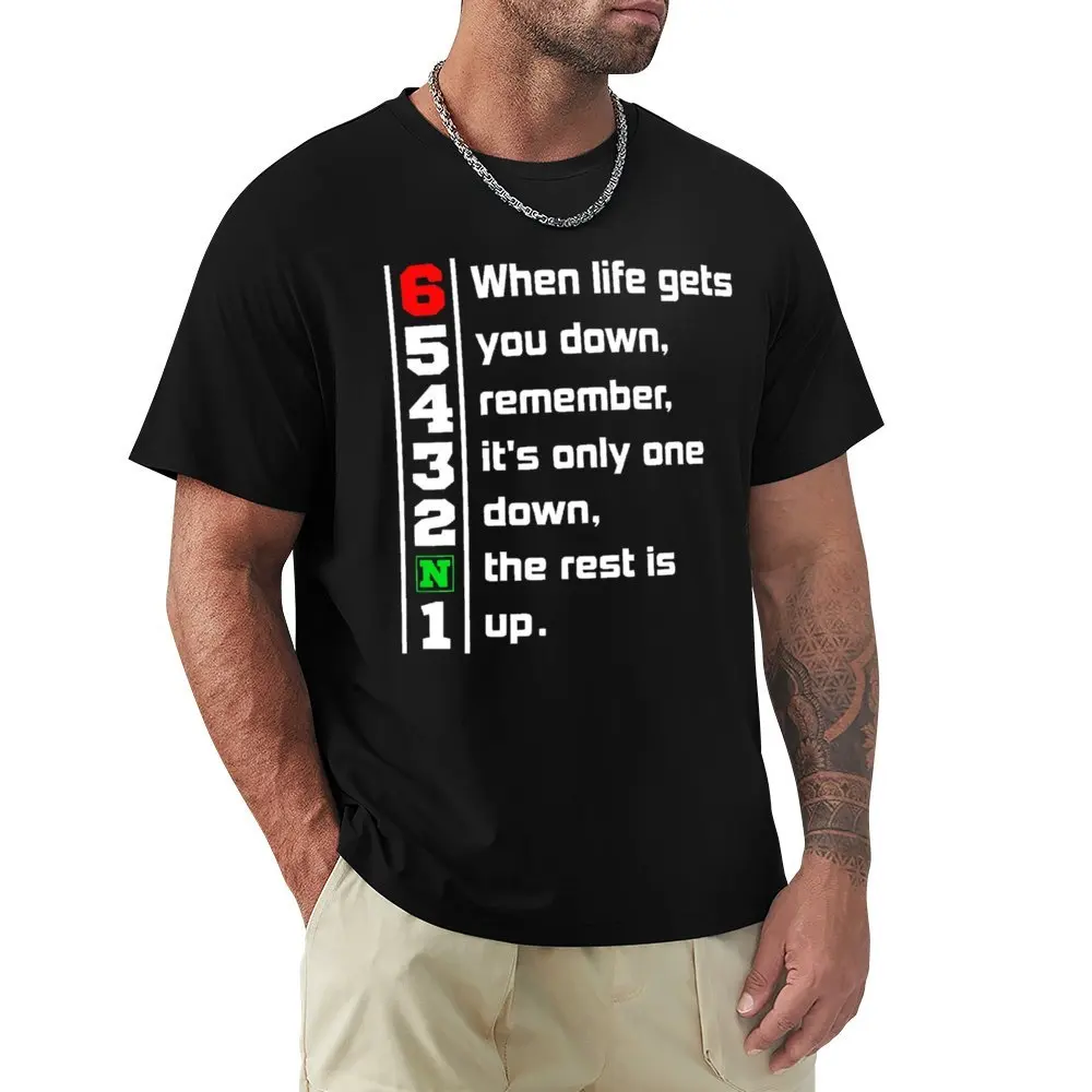 Круглая шея когда жизнь приведет к падению. Спортивная футболка 1N23456 для езды на