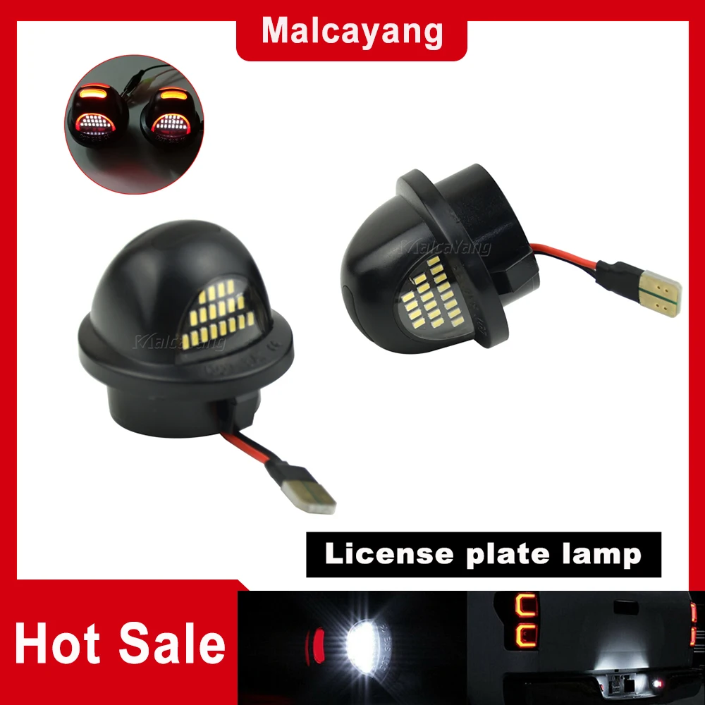 

Auto Number Plate Lamp Car Light Assembly For Ford Ranger Explorer Expedition F150 F250 F350 F450 F550 LED License Plate Lights