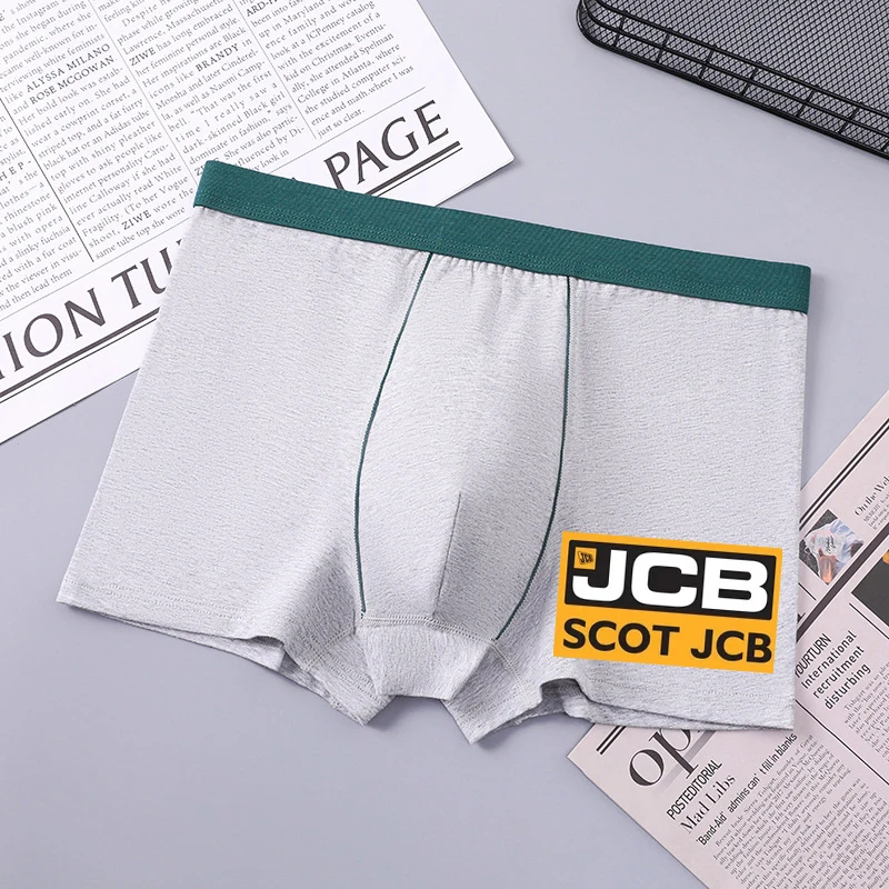 

Men Panties 110 Waist J-JCBS Men Underpants Customize Logo Plus Size Panties Loose 6xl Boxer Shorts Mens Cotton Solid Colors