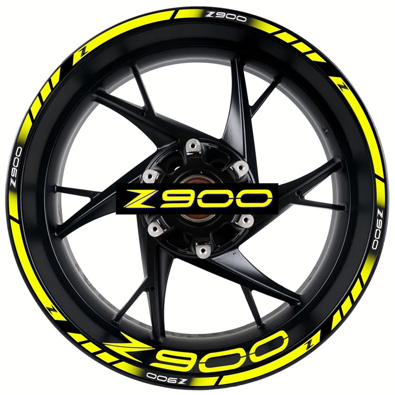 

Apply to Z250 Z400 Z650 Z750 Z900 Z1000 motorcycle wheel flange steel modified personalized waterproof stickers, decals