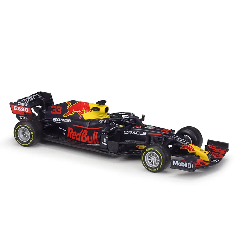 Модель игрушечного автомобиля Bburago 1:43 Red Bull RB16B Mercedes-AMG W12 44 # Льюис Гамильтон 77