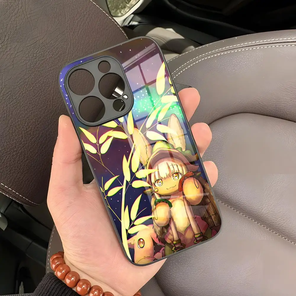 Чехол для телефона Made In Abyss с аниме iPhone 15 Pro Max 14 12 16 11 13 Mini X XR XS 8 7 Plus SE Задняя крышка