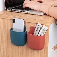 new wall mounted storage box remote control storage organizer case for air conditioner tv mobilephone plug holder stand rack