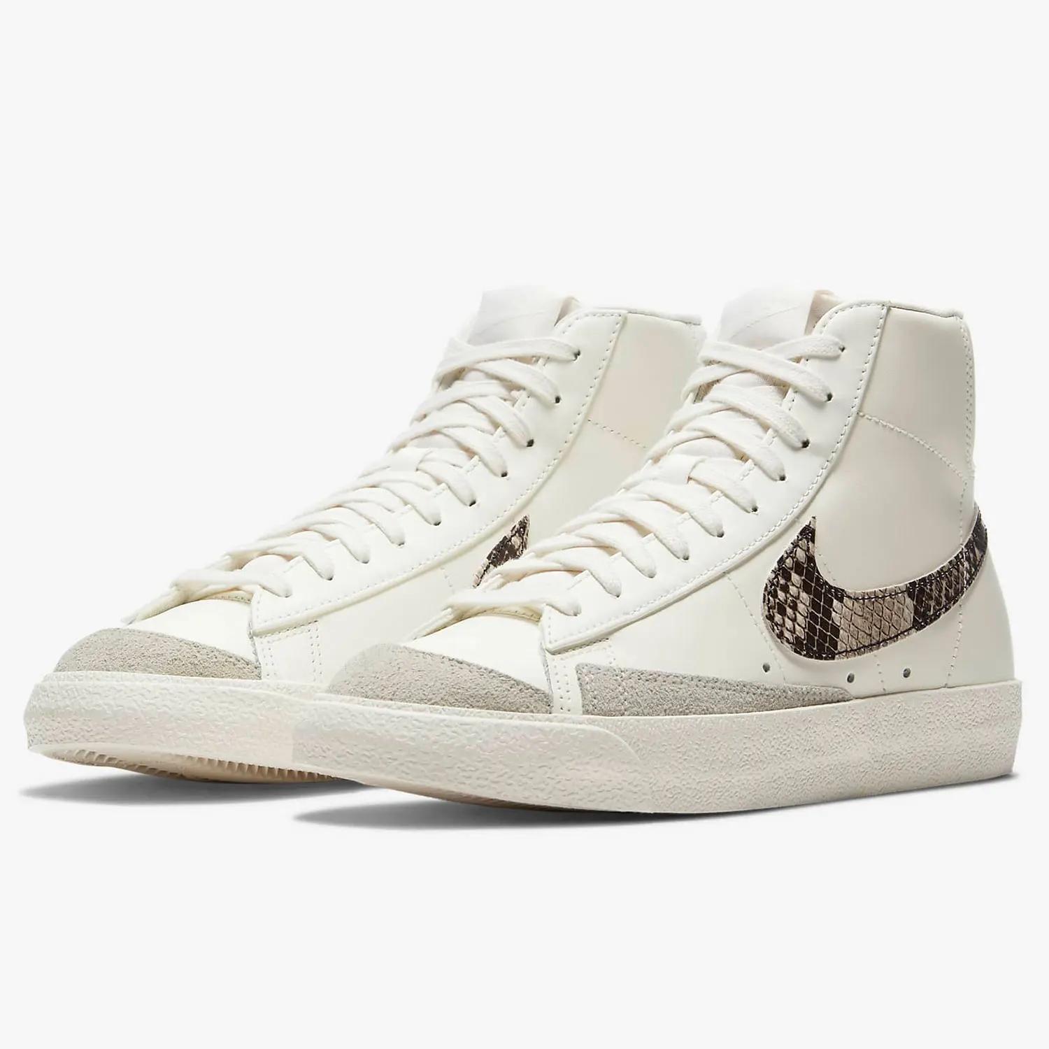 Фото Оригинальные женские классические высокие туфли Nike BLAZER Trail Blazer для спорта и отдыха DA8736-100 №1
