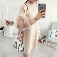 women pullovers casual oversized sweater christmas sweaters winter pull sleeve femme knitted jumpers elegant lace sweaters dress