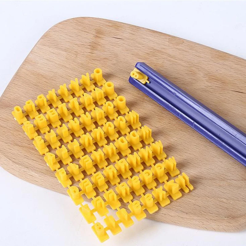 Форма для печенья с буквами и цифрами английская буквенно-цифровая печать форма