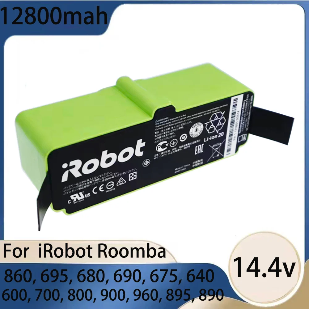 Новая батарея с высокой емкостью 6500 мАч для iRobot совместимая Roomba 600 700 800 900 960 895 890 860