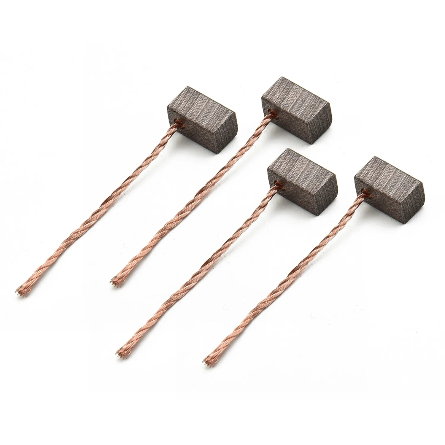 

4pcs Carbon Brushes For Blower Motor, Fan Motor, Windshield Wiper Motor, Casement Lift Motor 6x6x10mm High Quality