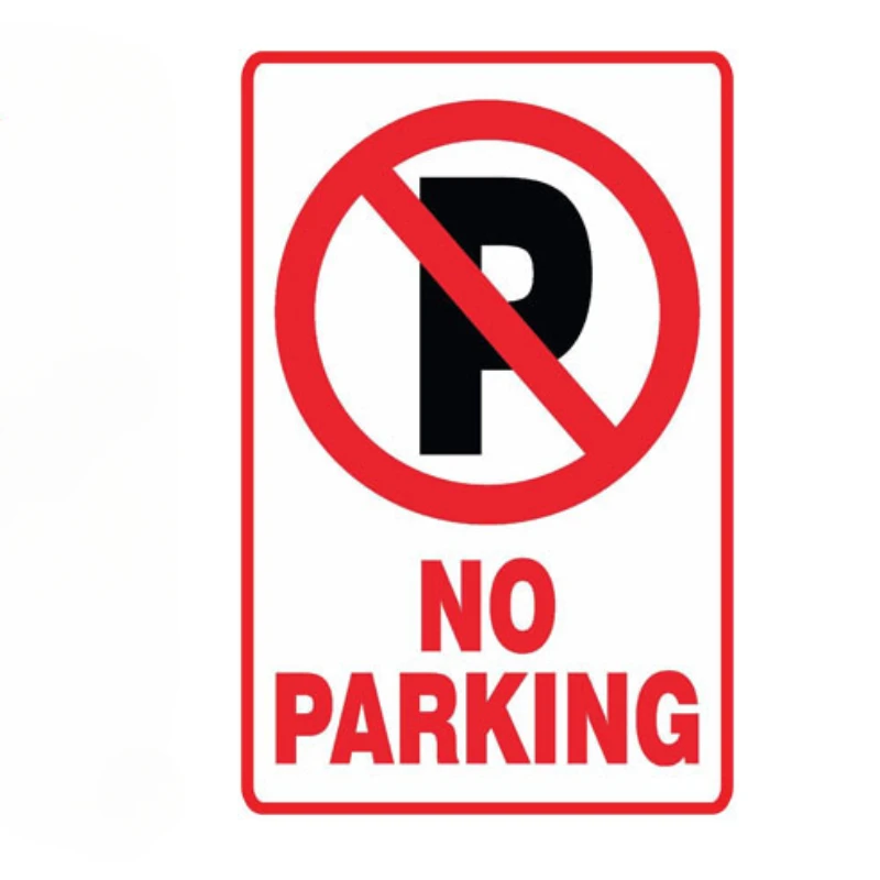 

Автомобильные самоклеящиеся наклейки, предупреждение, без парковки, водонепроницаемые, украшение на бампер автомобиля, заднее окно, ноутбук