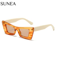 fashion women cat eye sunglasses shades uv400 vintage color inset eyewear men gradient gray lens sun glasses gafas de sol