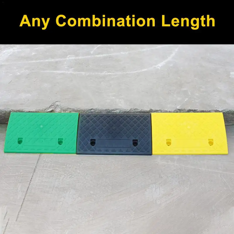 

Car Curb Ramp Pressure Resistant PVC Curb Ramp With Grain Curb Ramp Suitable For Driveway Loading Dock Sidewalk Truck Etc