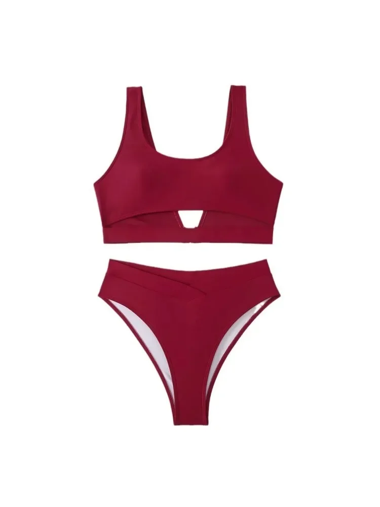 HIAVAVA женский купальник из двух предметов сексуальный белый бикини с высокой