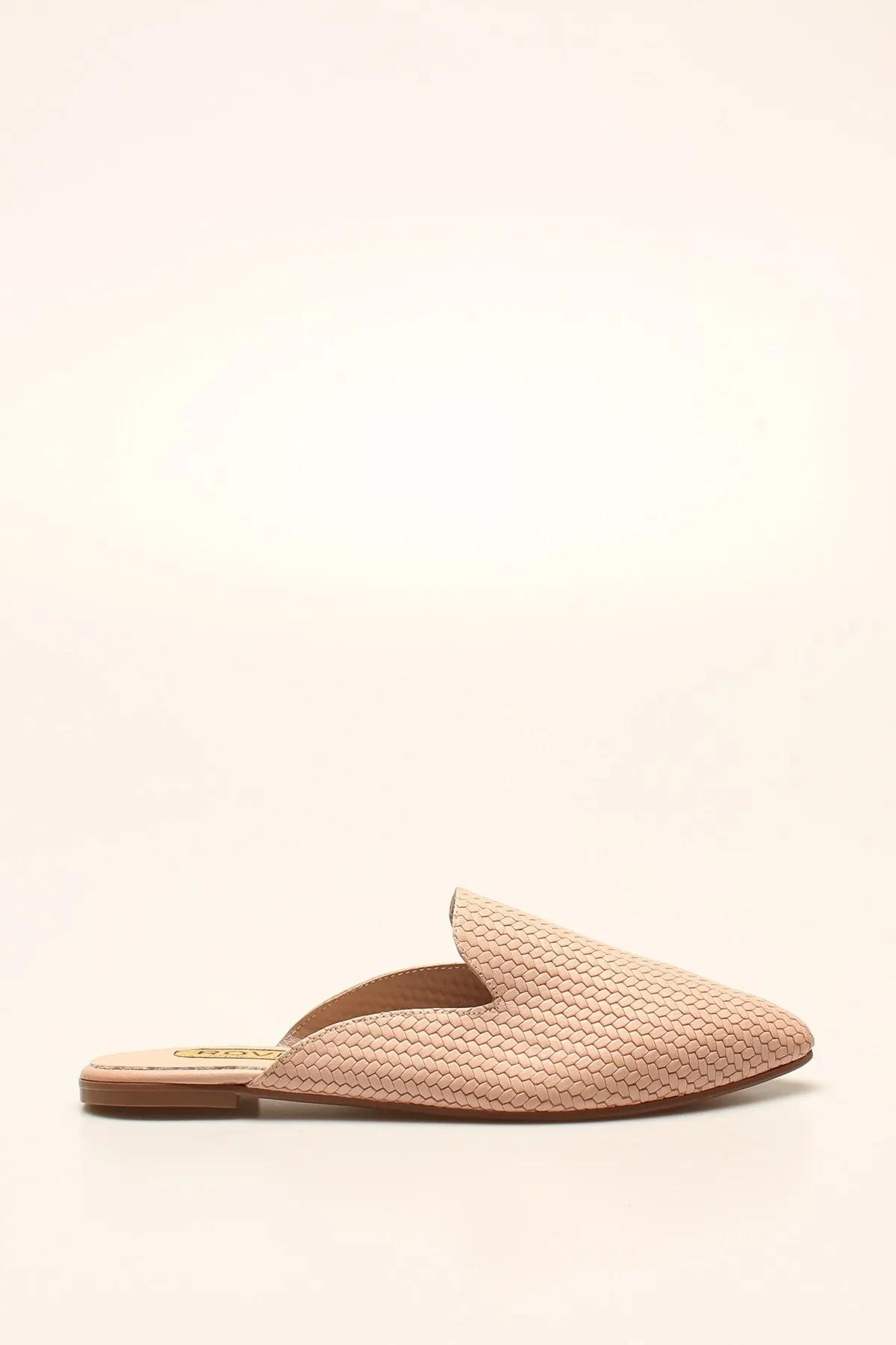 

Fashion Style Powder Honeycomb Printed Genuine Leather Daily Flat Shoes