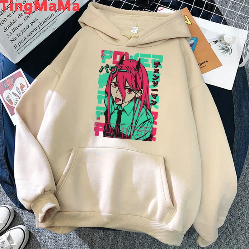 

Chainsaw Man Makima Pochita hoodies male graphic plus size anime men hoody sweatshirts Ulzzang printed