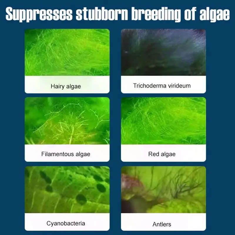 Очиститель воды для аквариума средство удаления водорослей быстро очищает воду