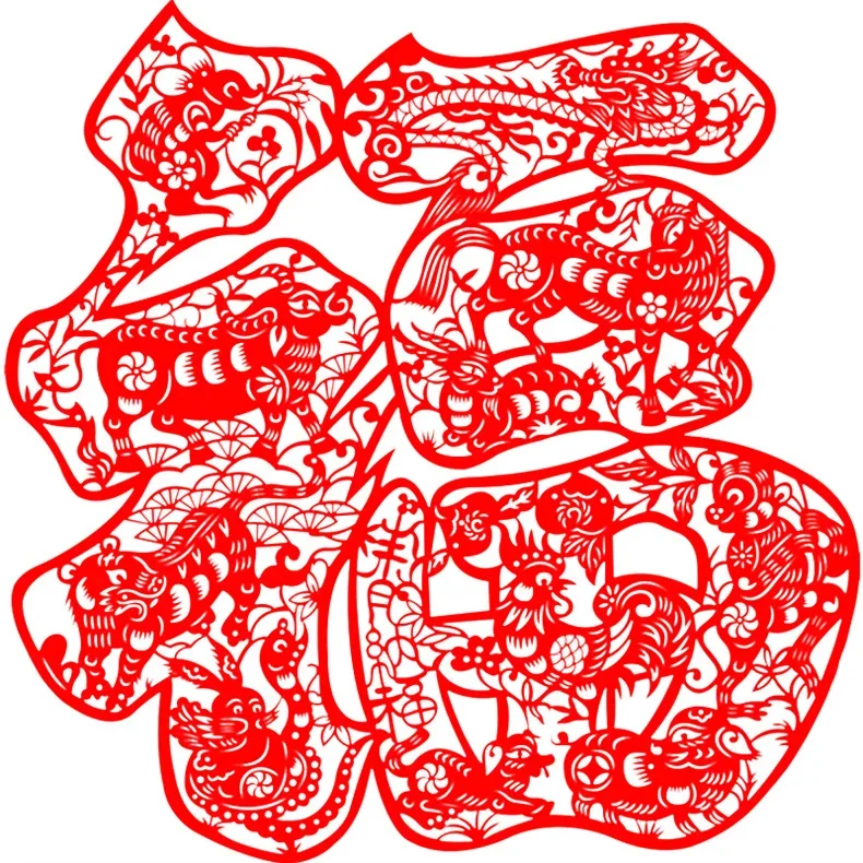 

Китайская рисовая бумага для вырезания FU Koi, 20 см