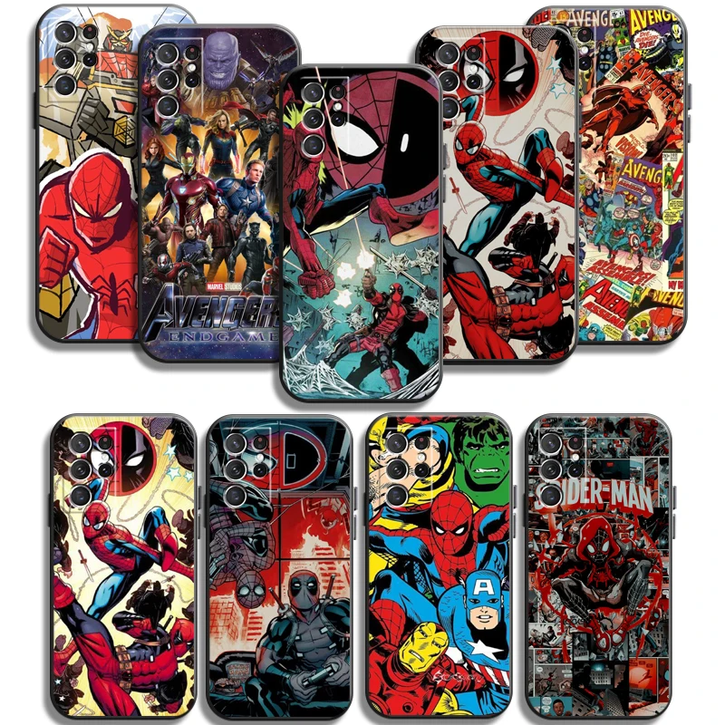 

Marvel Heroes Phone Cases For Samsung Galaxy A31 A32 A51 A71 A52 A72 4G 5G A11 A21S A20 A22 4G Funda Back Cover Carcasa Coque