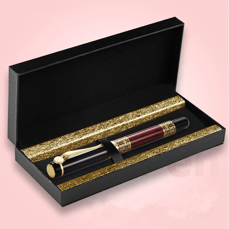 

Pretty School Teacher Stationery Supplies Gift 2022 Boxed Pen Set Luxury Metal Brass Business Ballpoint Pen Office Accessories