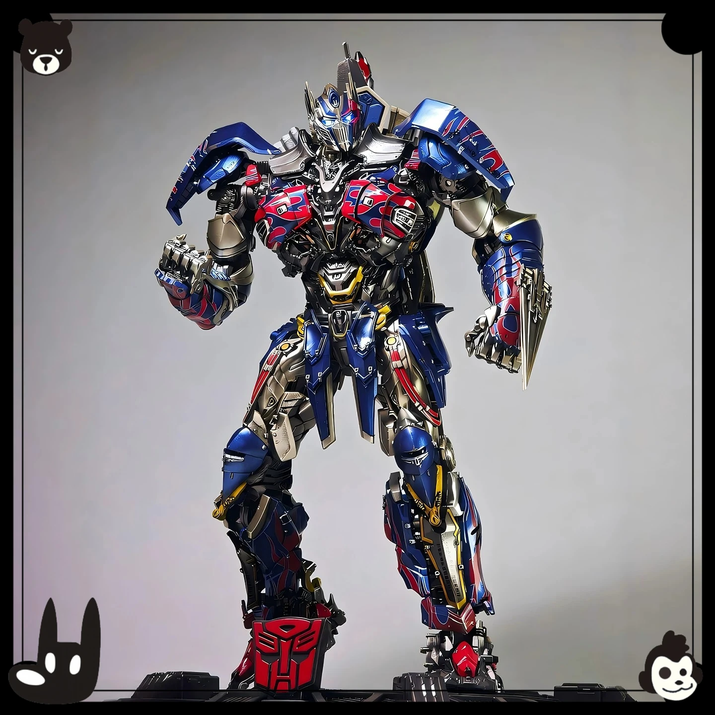 Фото Игрушки-трансформеры Spot YOLOPARK Last Knight Optimus Prime PRO, подвижная сборная модель робота-трансформера №3