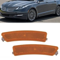 1 pair front bumper reflector side marker lights turn signal lamps for lincoln mkz 2013 2014 2015 2016 fo1085100 fo1084100