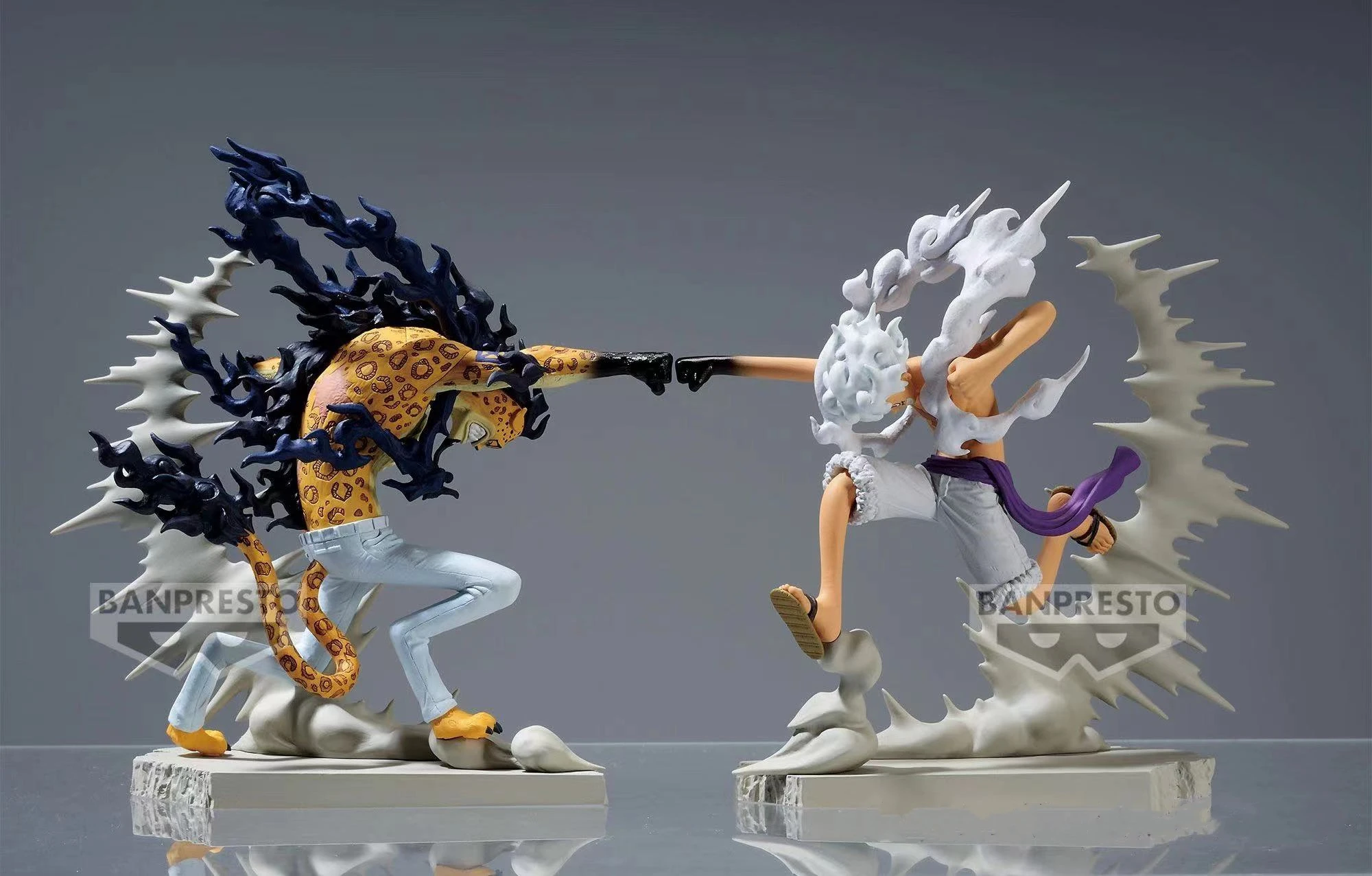 Оригинальный BANDAI One Piece Gear 5 Nika Luffy VS Rob Lucci экшн-фигурка игрушки аниме модель из ПВХ