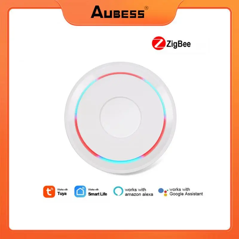 

Шлюз Aubess Tuya ZigBee Wire Gateway Hub умный дом управление через приложение работает с Alexa Google Home Assistant