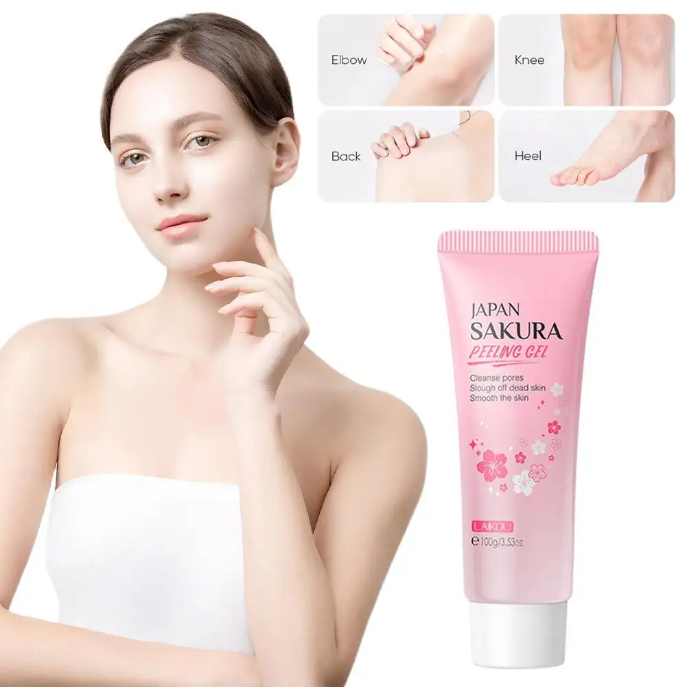 

Exfoliating Face Scrub Peeling Gel Moisturizing Whitening Clean Skin 100g Detoxifies Acne Remove & All Blackhead R3K3