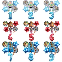 disney toy story film balloon boys birthday party decorations 1 9 birthday suits decor kild baby shower paty supplies