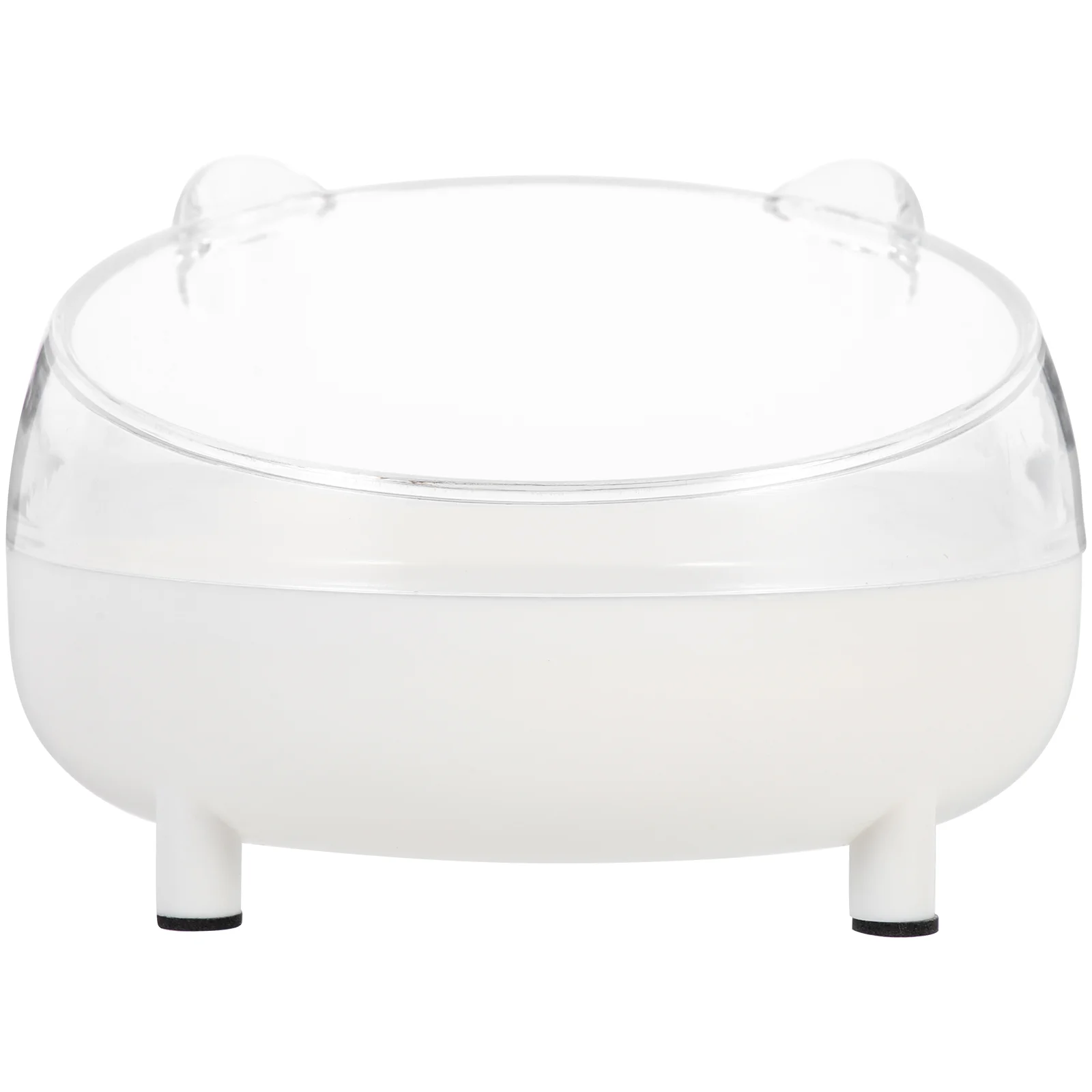 

Hamster Bathtub Bath Sand Box Bathroom Chinchilla Cage Reusable Household Daily Use Delicate Resistant Compact Wear Toilet Clear