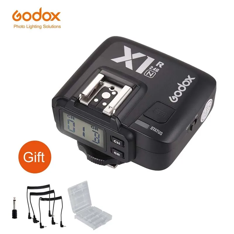 

Godox X1R-N X1RN TTL Wireless Flash Trigger Receiver for Nikon DSLR Camera for X1N Trigger