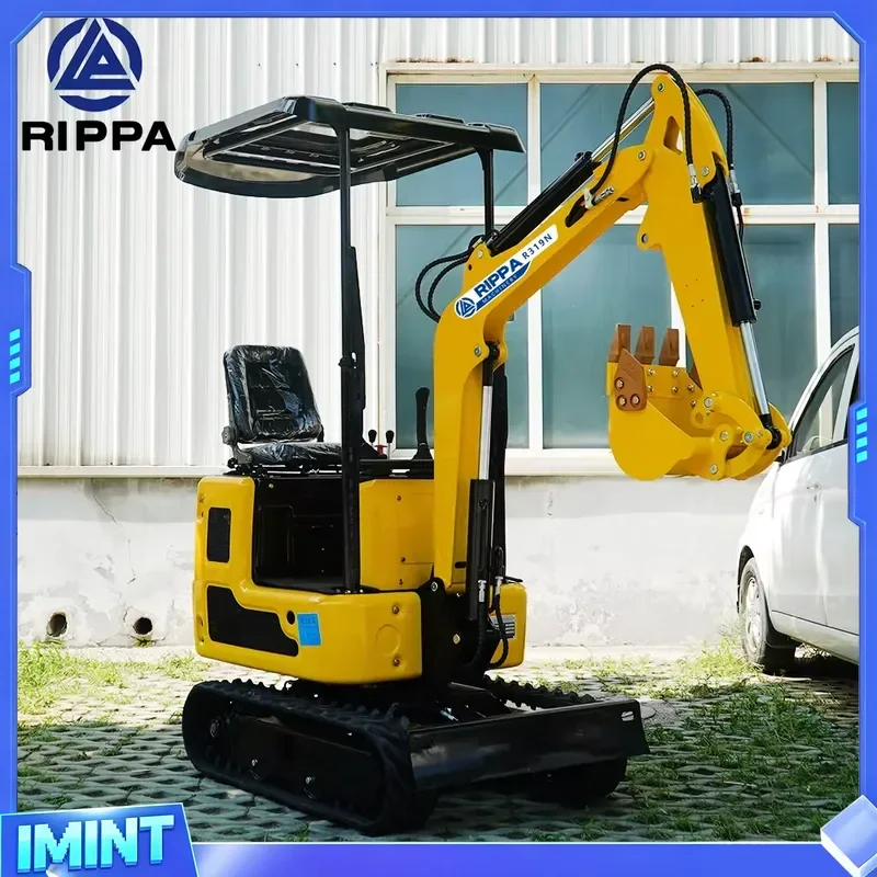 Фото Мини-экскаватор Rippa R319N: Официальная единая розничная цена, двигатель EPA, гусеничный экскаватор для фермерских работ, новый бытовой экскаватор №2