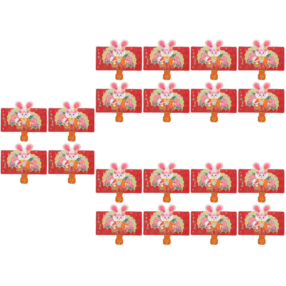 

20 шт., декоративные Конверты в китайском стиле