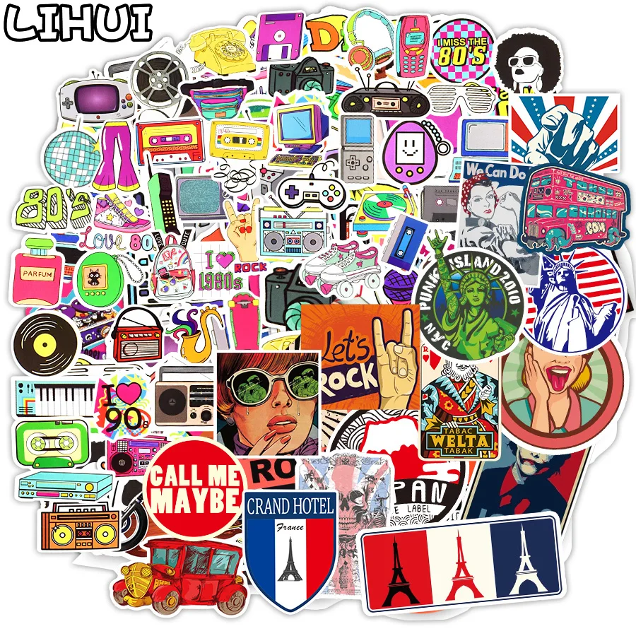 S For Laptop Phone Skateboard Car Jdm Graffiti Funny Cartoon