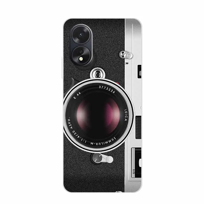 Флип-чехол для OPPO A18 A38 6 56 дюйма мягкий чехол 18 A 38