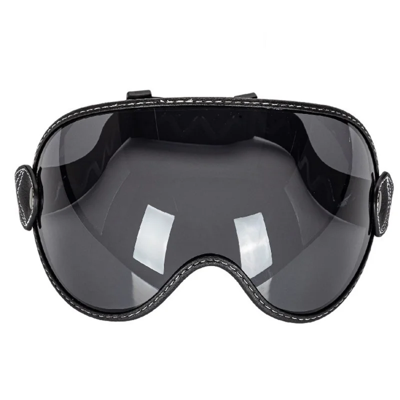 

Retro Helmet Visor Bubble Shield Lens Motorcycle Helmet Decorative Plastic Visor Clear Vision Helmet Visor A5KD