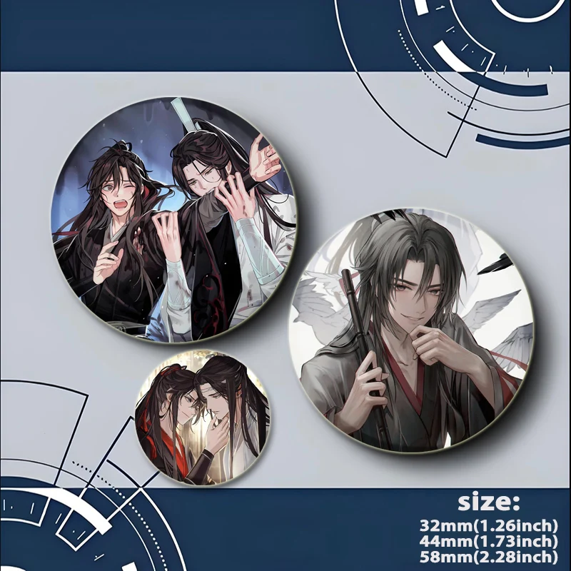 Броши Mo Dao Zu Shi Lan Wangji Wei Wuxian