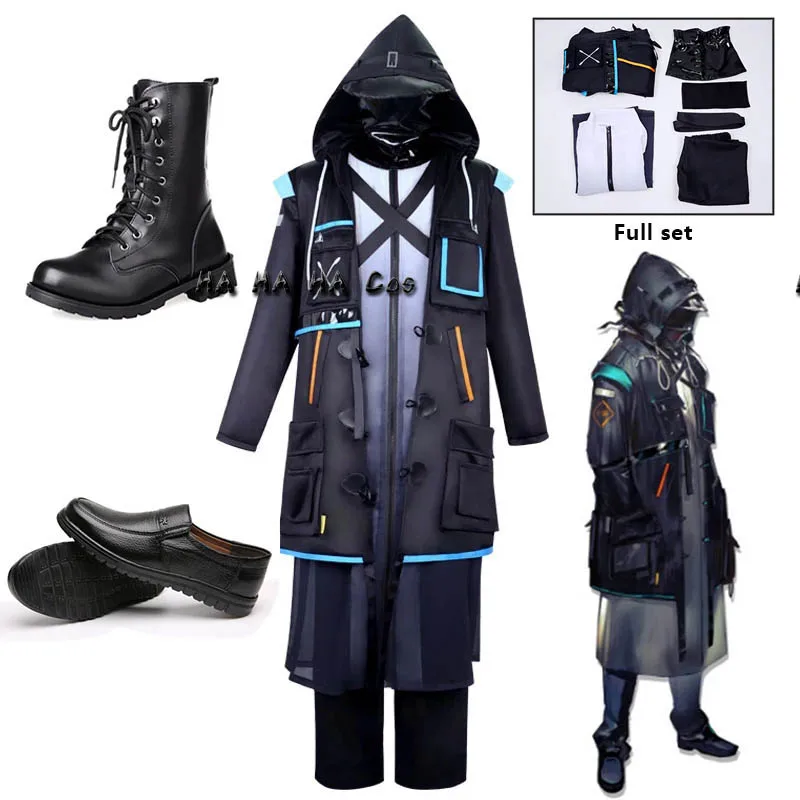 

Arknights Doctor Game Cosplay Costume Adult Unisex Fancy Suits Punk Outfits Halloween Carnival Uniform Coatt+Trench+Shirt+Pants