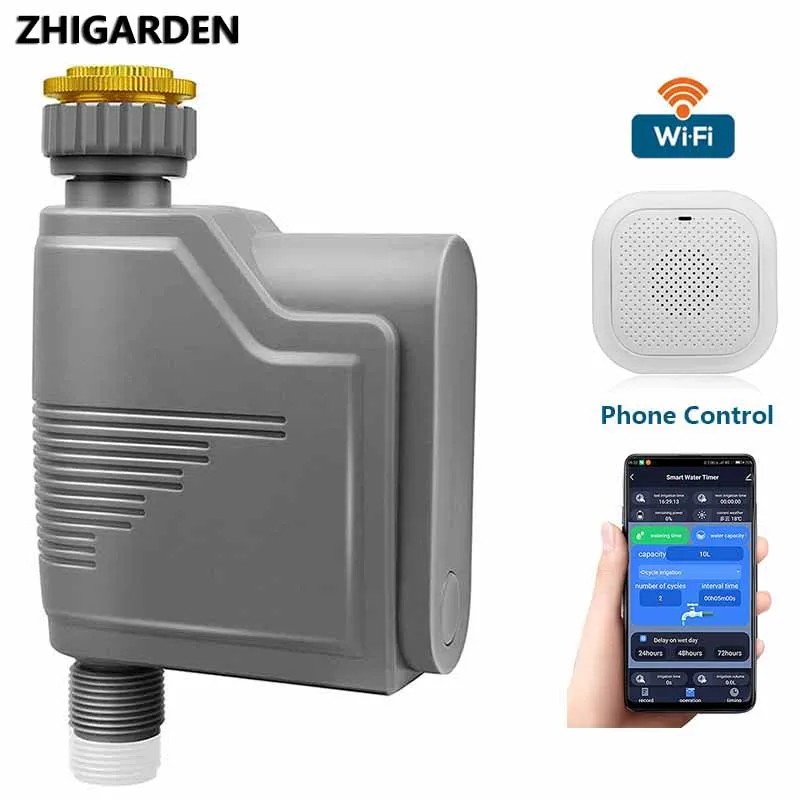 Garden Smart Watering Timer Automatic Wi-Fi Wireless Remote Control Programmable Irrigation Timer For The Garden