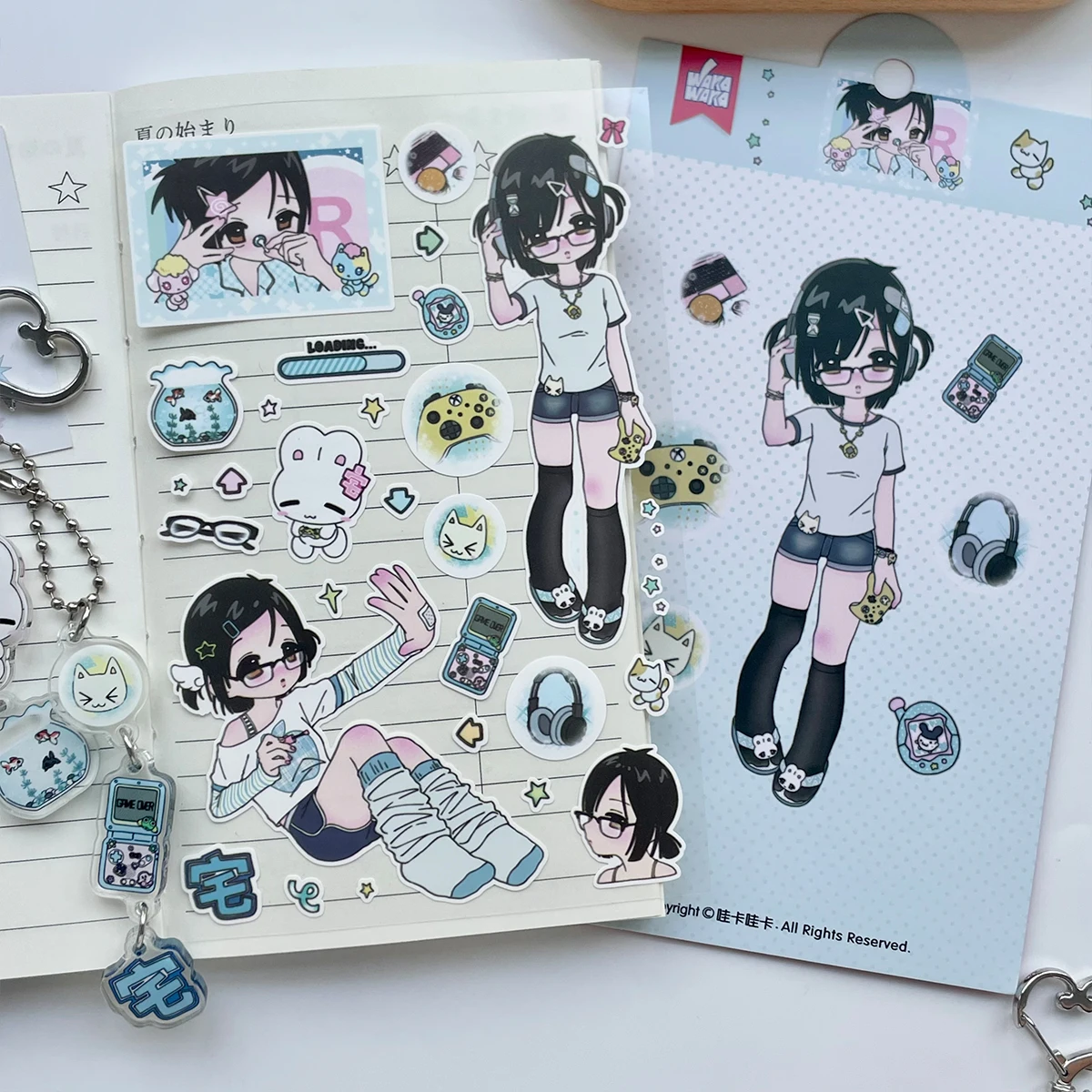 

WAKAWAKA наклейки Kawaii SM010011067