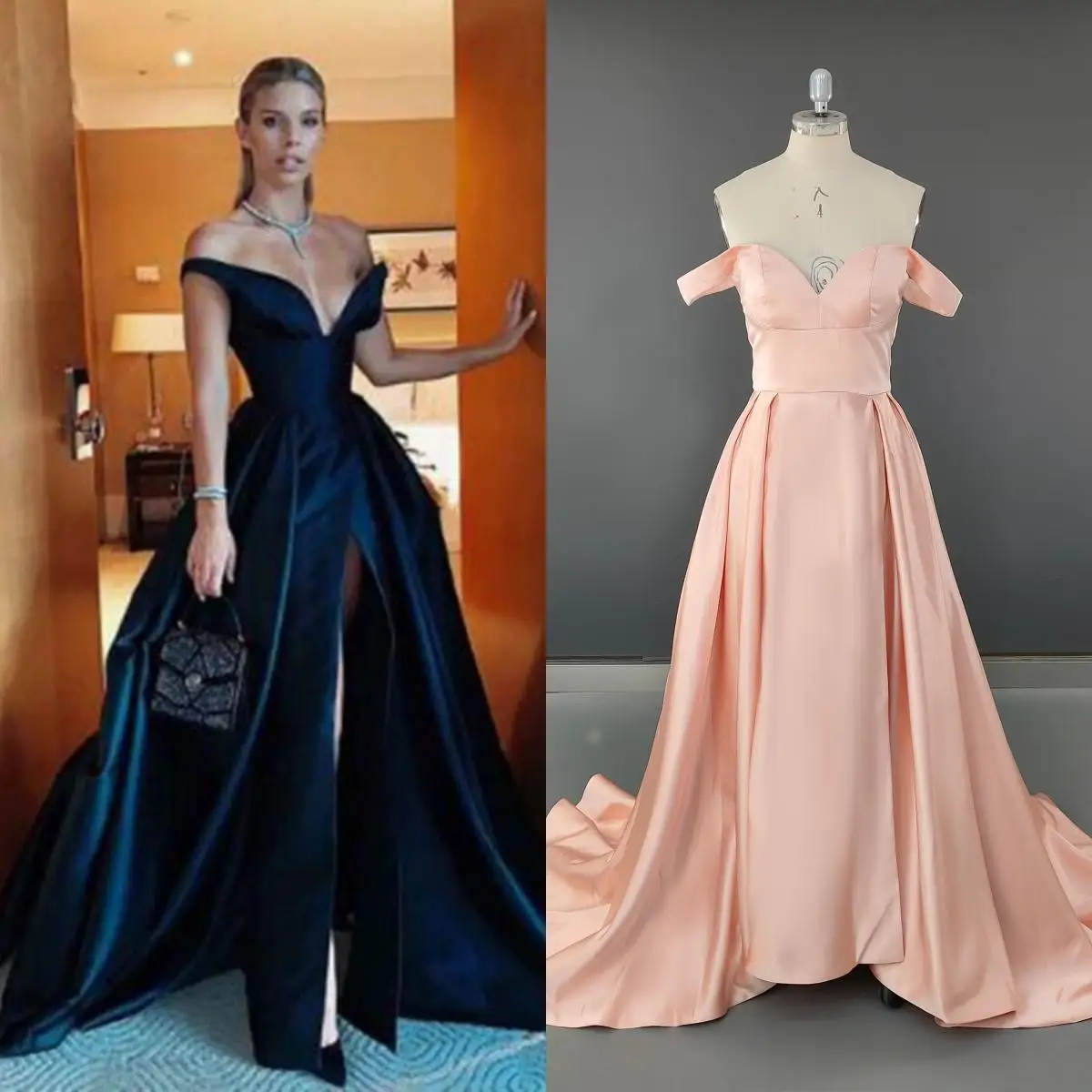 

15331#IENA Vestidos De Fiesta Sexy A line Long Dress V-Neck Backless Party Gowns Sleeveless Sweep Train Cheap Tulle Party Dress