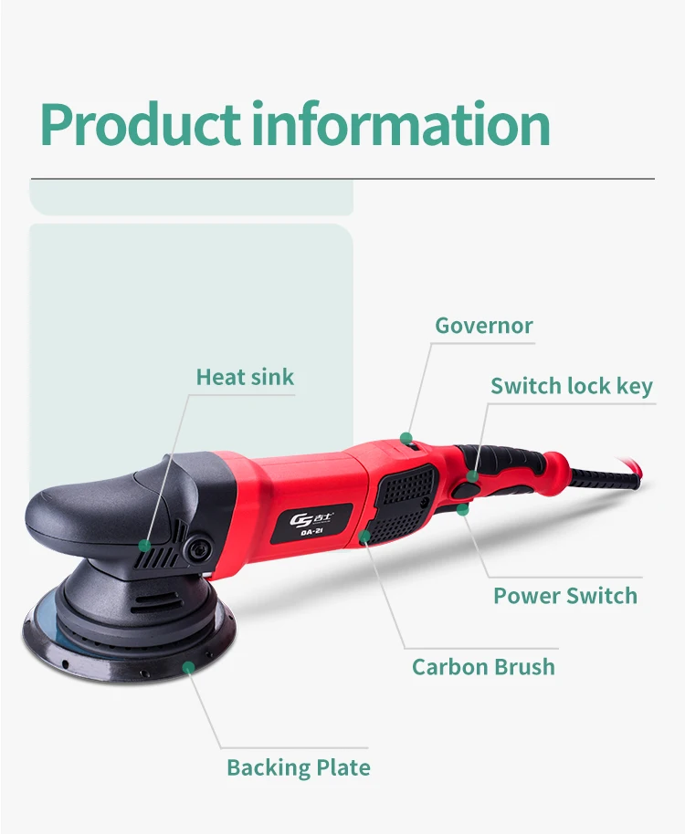 

Car Dual Action polishing machine DA15 electric car polisher Car Buffer Waxing Polishers