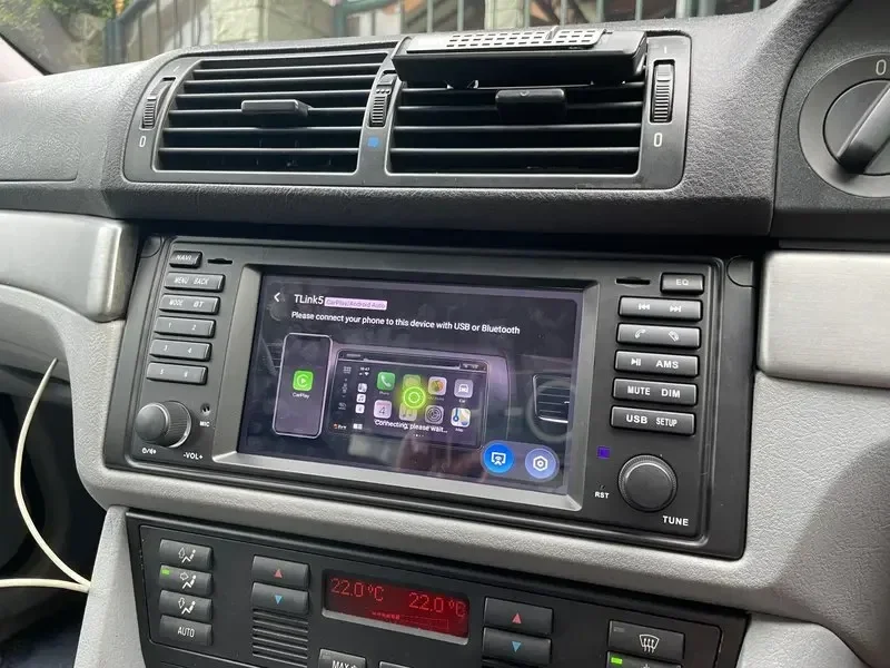 Автомобильный радиоприемник CHSTEK Android 13 Carplay для BMW X5 E53 E39 2000-2007 мультимедийная