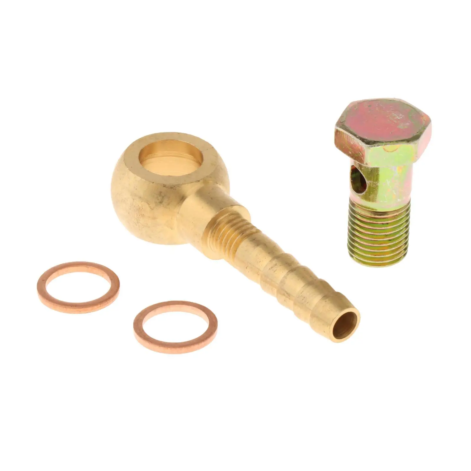 

Banjo Bolt Set Iron Bolts and Spring Nut Set Brake Fitting Adapter Automotive Parts Banjo Bolt Washer Set Thread Banjo Bolt 14mm