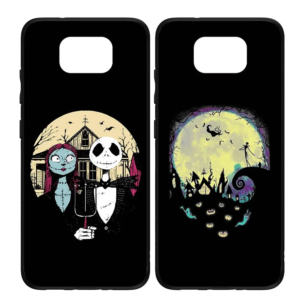 Чехол Jack Skellington с Салли кошмаром перед Рождеством для Samsung Galaxy S24 S23 Fe Ultra Plus A05 A55 A35