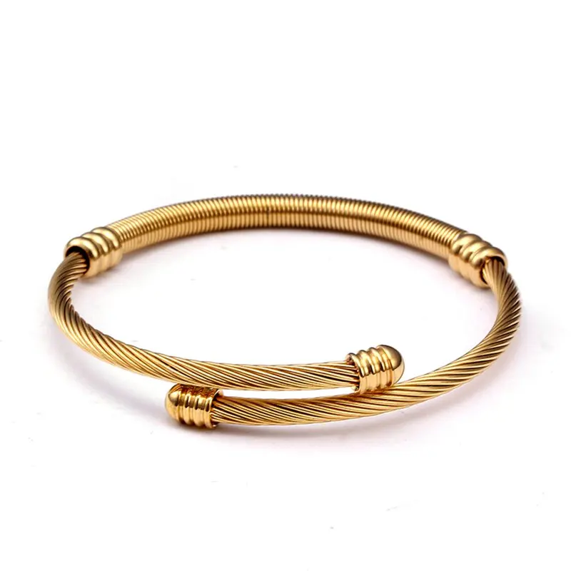 

Simple Silver Open Cuff Charm Bracelets Silky Soft Stainless Steel Chain Link Sporty Bangles Men Women Fashion Jewelry